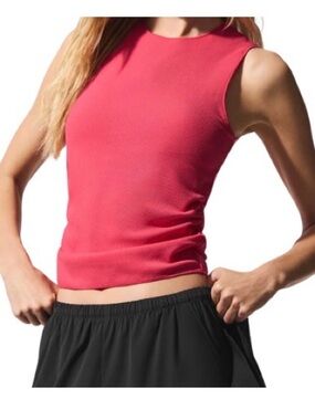 ALO Yoga Ribbed Tank Top coral color